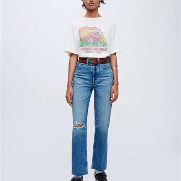 Re/Done Denim - Re/Done 70’s Ultr High Rise Stove Pipe Jeans
